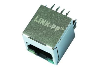 China 5-2301995-3 vertikales RJ45 Jack 10/100 BASE-TX magnetisches LPJD4012B47NL zu verkaufen