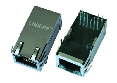 Cina 0826-1X1T-HT-F 1 rete dei connett. Magjack del porto RJ45 con la base-t di POE 2.5G in vendita