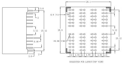 China Base - transformador 2.5G/5G/10G LP99680PNL del puerto del patio de T velocidad de 2,5 gigabites en venta