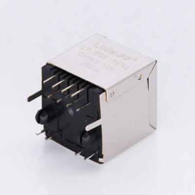 China Spitzen-Eintritts-Sockel HY-5224 LPJE681BENL weiblicher vertikaler modularer Steckfassungs-RJ45 8P8C zu verkaufen