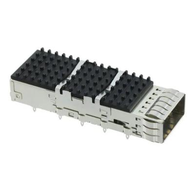 Κίνα 2170704-4 κλουβί θέσης QSFP28 με το συνδετήρα Heatsink Τύπος-κατάλληλο μέσω της τρύπας, σωστή γωνία προς πώληση