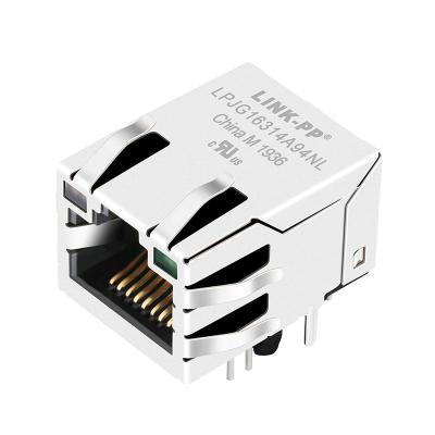 China 6605814-4 RJ45 Jack modular, 10Pin blindado con Tablet PC rugoso del LED en venta