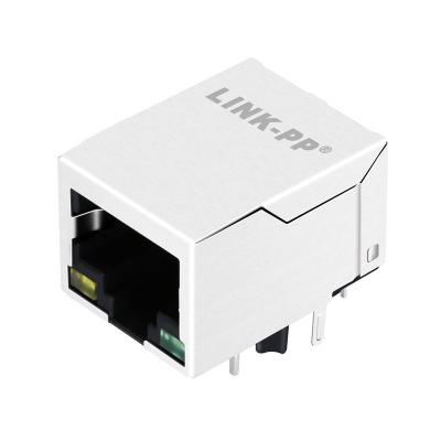 China RJLB-055TA1 1 Tab Down Ethernet Cable Connector portuário RJ45 Jack modular LPJ4012FDNL à venda