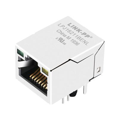 China HR871181A Ethernet Magnetic RJ45 Jack Shielded , Standard RJ45 Connector for sale