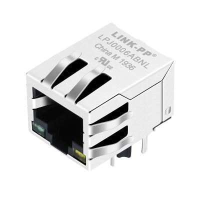 中国 13F-69GYD2NL 1 x 10/100 の Mbit のイーサネット LPJ0006ABNL RJ45 は港を選抜します 販売のため