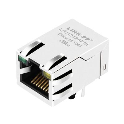 Κίνα J1012F21R 10/100BT RJ45 με τον ενσωματωμένο προστατευμένο Magnetics συνδετήρα LPJ1012APNL προς πώληση