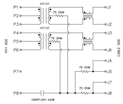 China Einzelner Hafen VERTIKALES RJ45 Jack 8PIN JXD2 0Z14NL 100BASE-T führte NICHT zu verkaufen