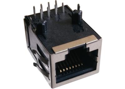 China PWB do porto de HFJ11-S114ER RJ45 único que monta Jack em caixa superior ajustada de IPTV à venda