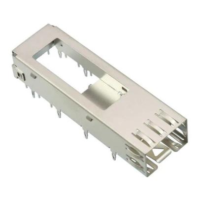 China 2227316-1 SFP Cage Single Port 4GB/S No Light Pipe Press-Fit Through Hole for sale