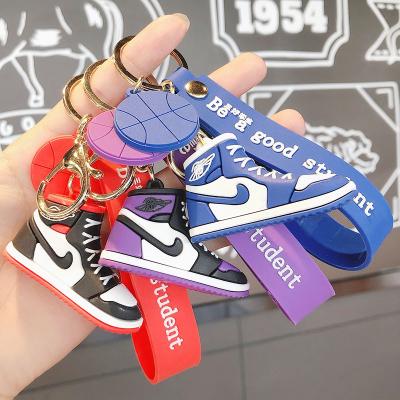 China Custom shoe silicone mold ball sunflower cartoon fruit rainbow sneakers keychain souvenir promotion gift 3d brand key chain cheap rubber for sale