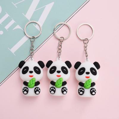 China Toy Factory Cartoon Anime Gift Wholesale Creative Cute Bear Doll Red Panda Head Chain Pendant New for sale