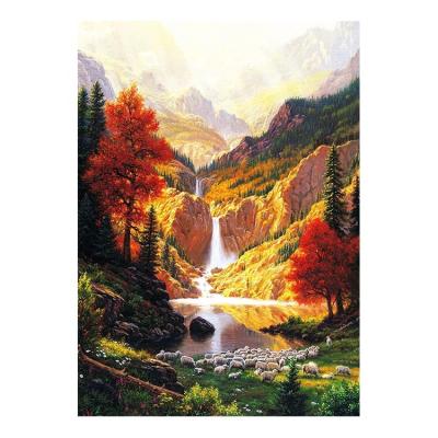 China Ever Moment Classic Diamond Painting Mountain Waterfall Trees Decoration Home S2F2415 for sale