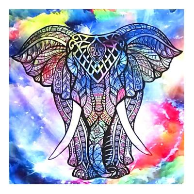 China Home decoration; Gift ; DIY Hobby Craft Diamond Painting Elephant Colorful Full Square Drill Home Decoration S2F2483 for sale