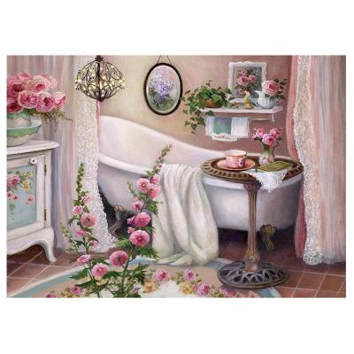 China From Europe Diamond Painting Bathroom Bathtub 5D DIY Flower Decoration Art Craft Hobby 3F1560 Ever Moment for sale