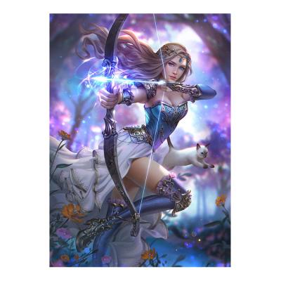 China Europe Fantasy Girl DIY Diamond Painting Mosaic 5D Embroidery Brave Heroine Home Accessories 5L1294 for sale