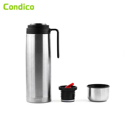 China Sustainable 800ML Double Wall 304 Stainless Steel Thermos Mugs Products Tumbler Insulated Cup With Handle for sale