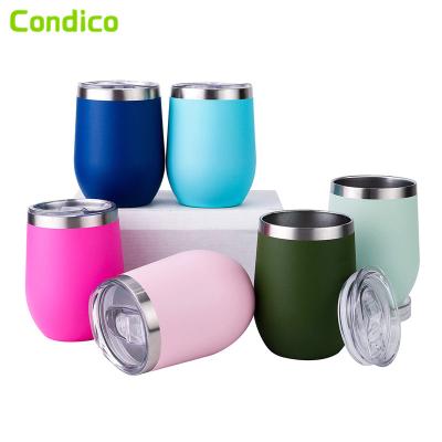 China INS Sustainable Style Vacuum Insulated Tumbler Stainless Steel Beer Mug Wine Double Wall Water Cup Red Wine Mugs for sale