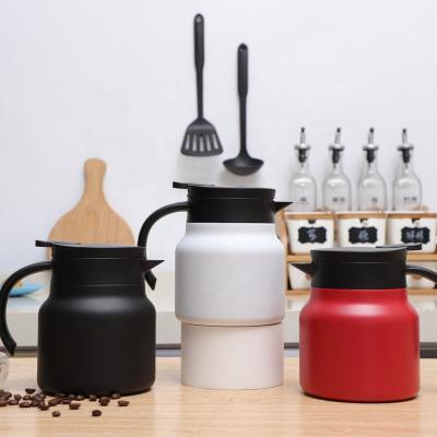 China 800ml stainless steel vacuum water cup bottle teapot handle mug coffee thermos kettle flask 304 insulation home thermo PORTABLE for sale