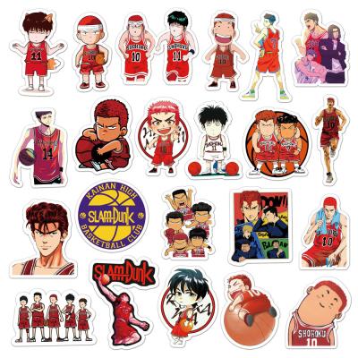 China Waterproof+Eco-friendly 50pcs Anime Slam Dip Waterproof Sticker PVC Skateboard Motorcycle Kid Boy Vsco Sticker for sale