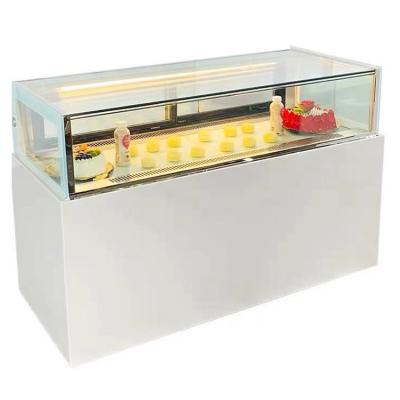 China Wholesale Single-temperature Easy To Use Refrigerated Counter Cake Display Refrigerator Showcase for sale