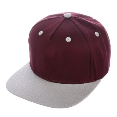 China JOINT Custom OEM Snapback Hat White Suede Brim Snapback Hat For Fashion Kids for sale