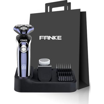 China Wholesale Blue Triple Blade 5 In 1 Rechargeable 3 Main Electric Shaver for sale