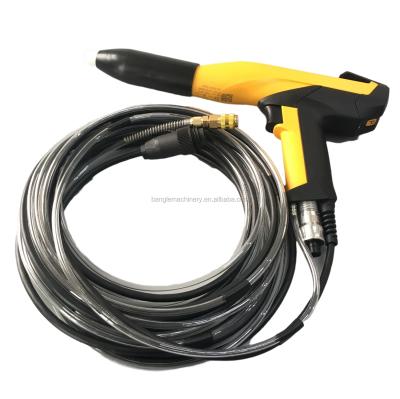 China Automotive Yellow Color Powder Coating Electrostatic Manual Gun for sale