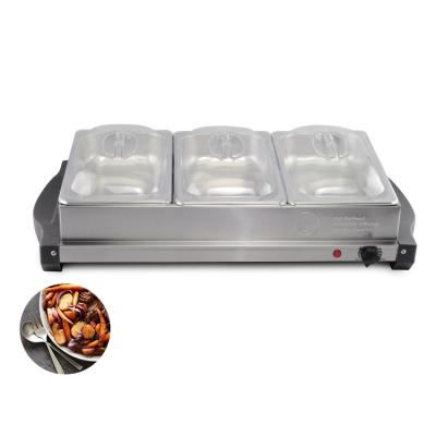 China Commercial electric food warmer display warmer STAINLESS STEEL factory price sauce heating tray for sale