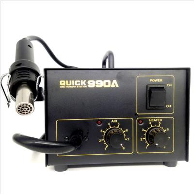 China Air gun 990A cool/hot air 220v 270W QUICK hot soldering desoldering station for sale