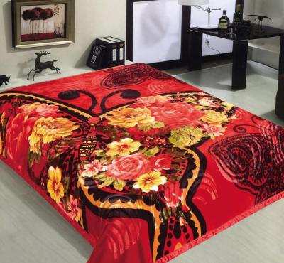 China Wholesale HOT 2019 super soft Korean anti-pilling polyester 2PLY raschel rug embossed 4.5KG mink rug couldy for sale