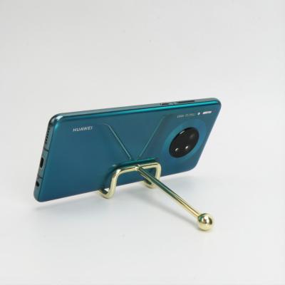 China Stylish Waterproof Metal YS1210 Desktop Holding Mobile Phone Plated Universal Folding Rustproof Mobile Phone Tablet Holder Stand Gold for sale