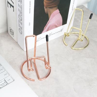 China YS0401C OED Fashion Metal Plating Frame Display Folding Tablet Metal Cell Phone Waterproof Hot Selling Custom Gold Stand for sale