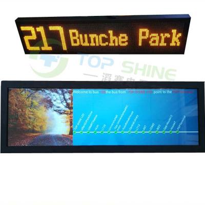 China Outdoor BUS LED Electronic Display Module Passenger Guide Led Sign Car Screen for sale