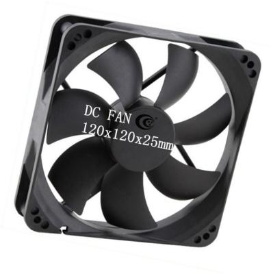 China DC 5V Fan 120*120*25mm In Axial Fans 120mm Ball Bearing 5v 12v 24v 48v DC Fan 120*120*25cm for sale