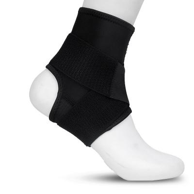 China Adjustable Sports Daily Life + Anti Sports Compression Bandage Ankle Brace Sprain Neoprene Ankle Support Protection Ankle Straps Wrap for sale