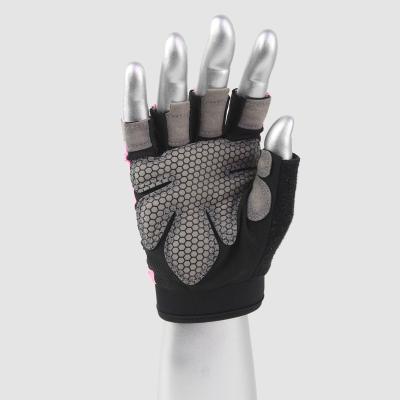 China New Logo Non Slip Soft Half Finger Comfortable Outdoor Cycling Gloves Gym Recycling Gloves for sale