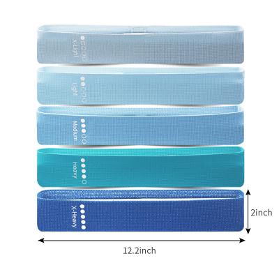 China Polyester Fabric Home Hip Band High Quality Multi Functional Fabric Heavy Resistance Band for sale