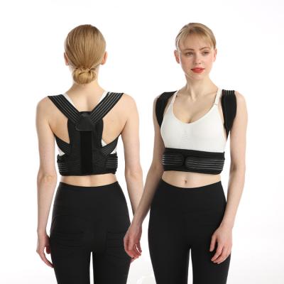 China Durable Wholesale Upper Back Corrector For Men Women Shoulder Brace Posture Corrector Band Clavicle Back Straightener Support Band for sale