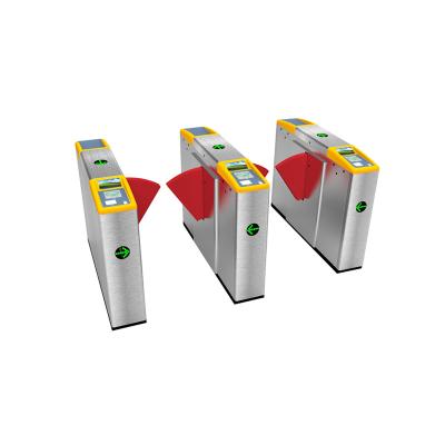 China 304 Stainless Steel Access Control System Flap Turnstile Enter and Exit Entrance Turnstile Gate for sale