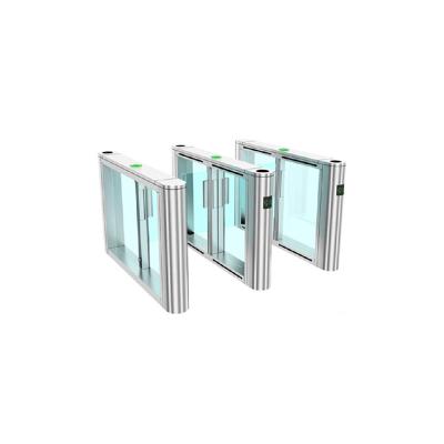 China 304 Stainless Steel Face Recognition Turnstile Swing Barrier Gate with Smart Card QR Code Reader for sale