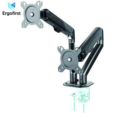 China Easy Installation Laptop Side Monitor Heavy Duty Stand Holder Dual Monitor Arm Mount vesa adapter bracket for sale