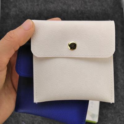 China Promotion Black Leather Envelope Pouch For Flap Jewelry Bags for sale