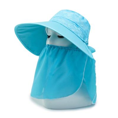 China Custom Picture Summer Outdoor Wide Brim Face Cover Flipper Flap Cover Sun Hats For Women UPF 50+ for sale