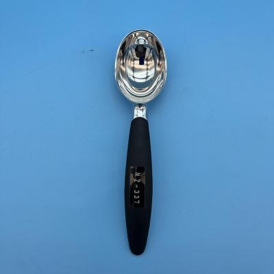 China Factory direct ice cream scoop zinc alloy soup scoop workable for restaurarant and home for sale