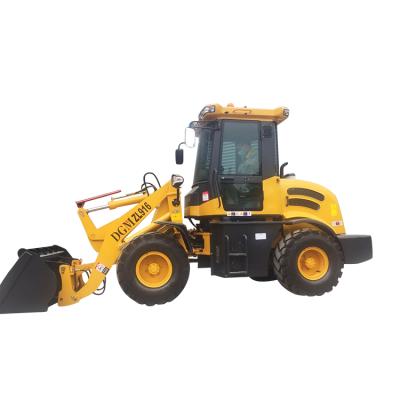 China Rears High Operating Efficiency Earth Moving Machinery 1.5ton Small Wheel Loader for sale