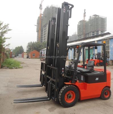 China Machinery repair shop factory supplying 2 ton 2.5 ton electric forklift for sale