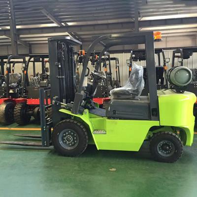 China Hotels 2.5 Ton Gasoline Forklifts LPG Heavy Duty Truck Forklift 2500kg Gasoline for sale