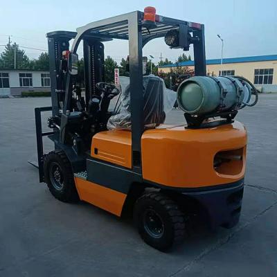 China Hotels Factory Mini Articulated Rough Terrain Gas Forklift Lpg Forklift For Sale for sale