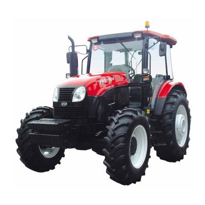 China Cheap Chinese Farms YTO Tractor 90hp 4WD Farm Equipment Tractor for sale