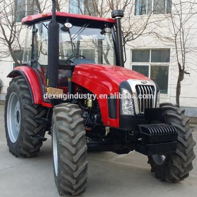 China Farm tractor 110CV 120CV 100cv modelo intermedio 4WD tractor agricola la venta de rueda para d'agricola for sale